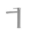 Zenmo Tiara Tower Basin Mixer in Brushed Nickel