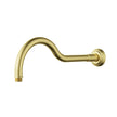 Ikon Clasico Shower Arm Horizontal 400mm in Brushed Gold