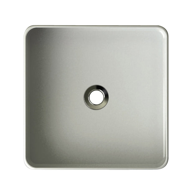 Ikon Ultra Thin Square Basin 400mm in Gloss White