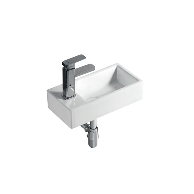 Zenmo Mini Wall Hung Basin Left Hand