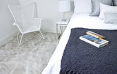 Euromarmo Breccia Grigia Marble Look Porcelain Tiles in a room setting