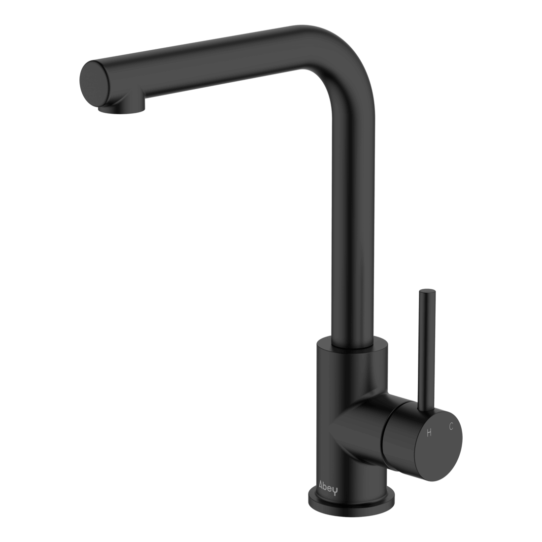 Lucia Side Lever Sink Mixer in Black