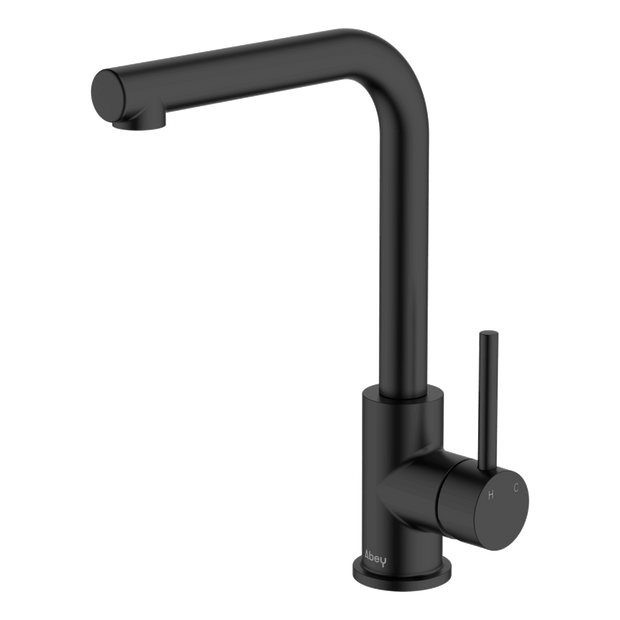 Lucia Side Lever Sink Mixer in Black