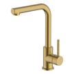Lucia Side Lever Sink Mixer in Brushed Brass