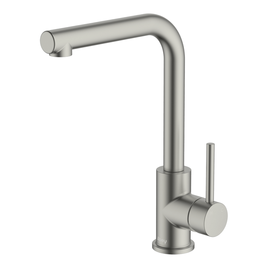 Lucia Side Lever Sink Mixer in Brushed Nickel