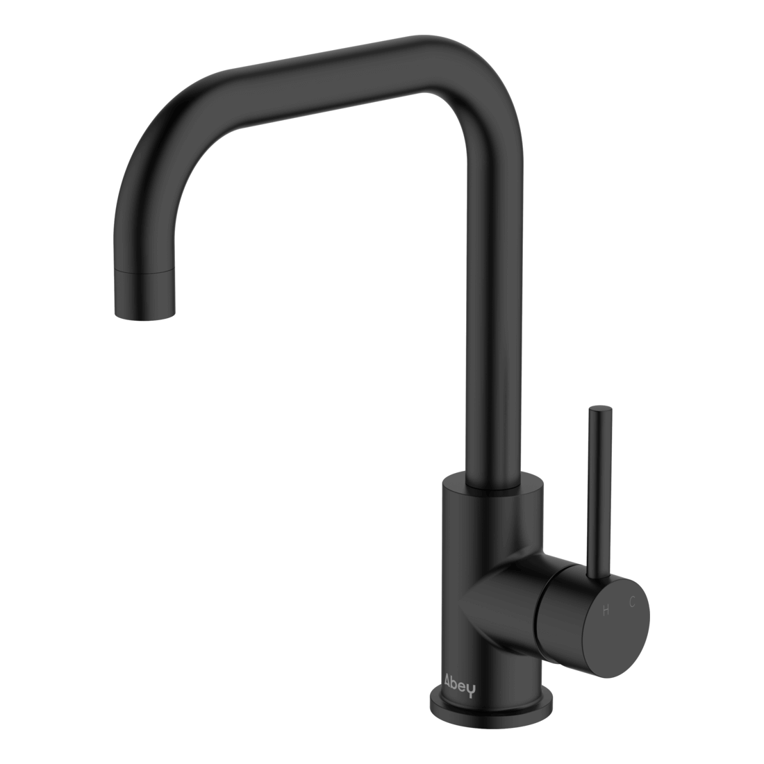 Lucia Square Sidelever Mixer in Black
