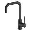Lucia Square Sidelever Mixer in Black