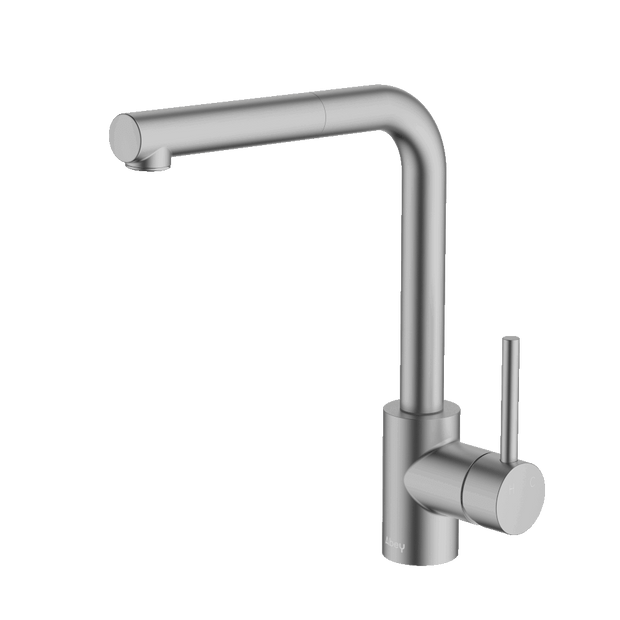Lucia Sidelever Mixer with Pull Out in Brushed Nickel