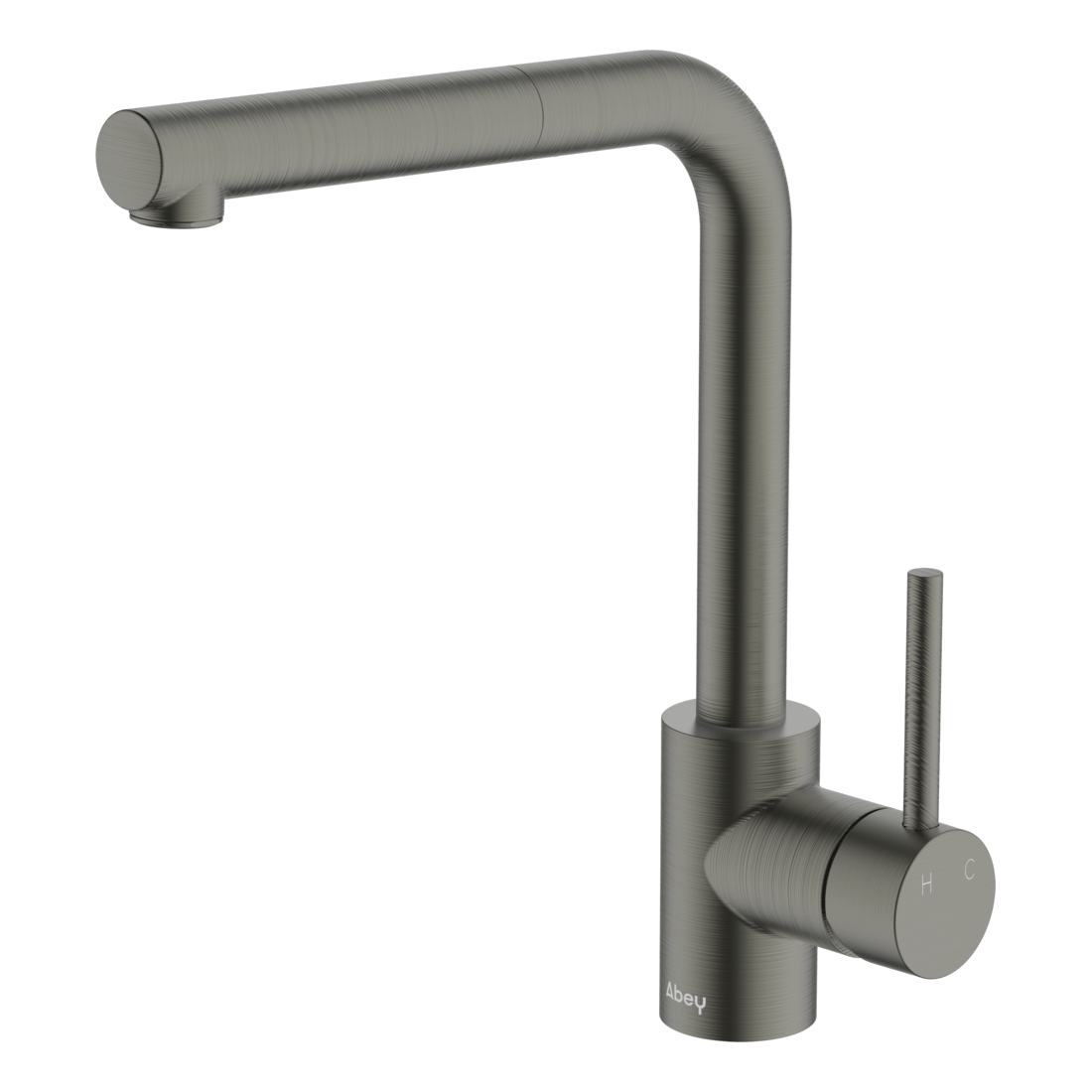 Lucia Sidelever Mixer with Pull Out in Gun Metal