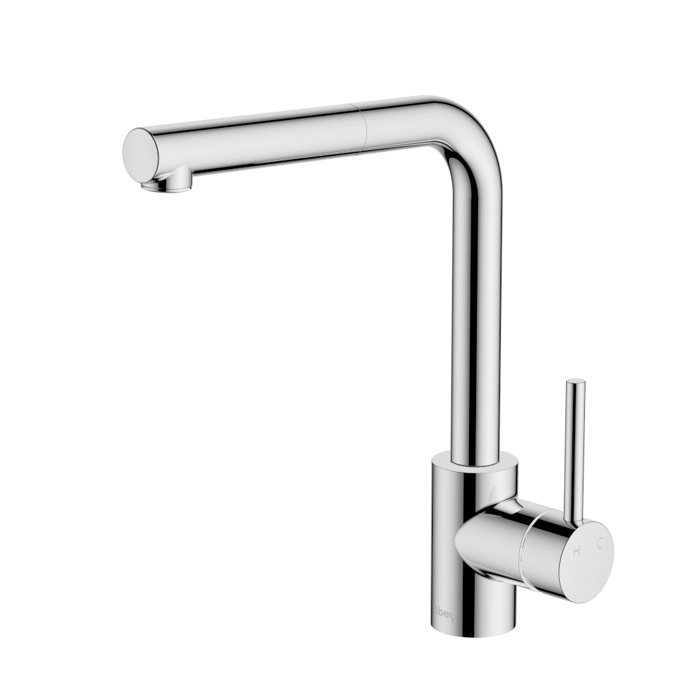 Lucia Sidelever Mixer with Pull Out in Chrome