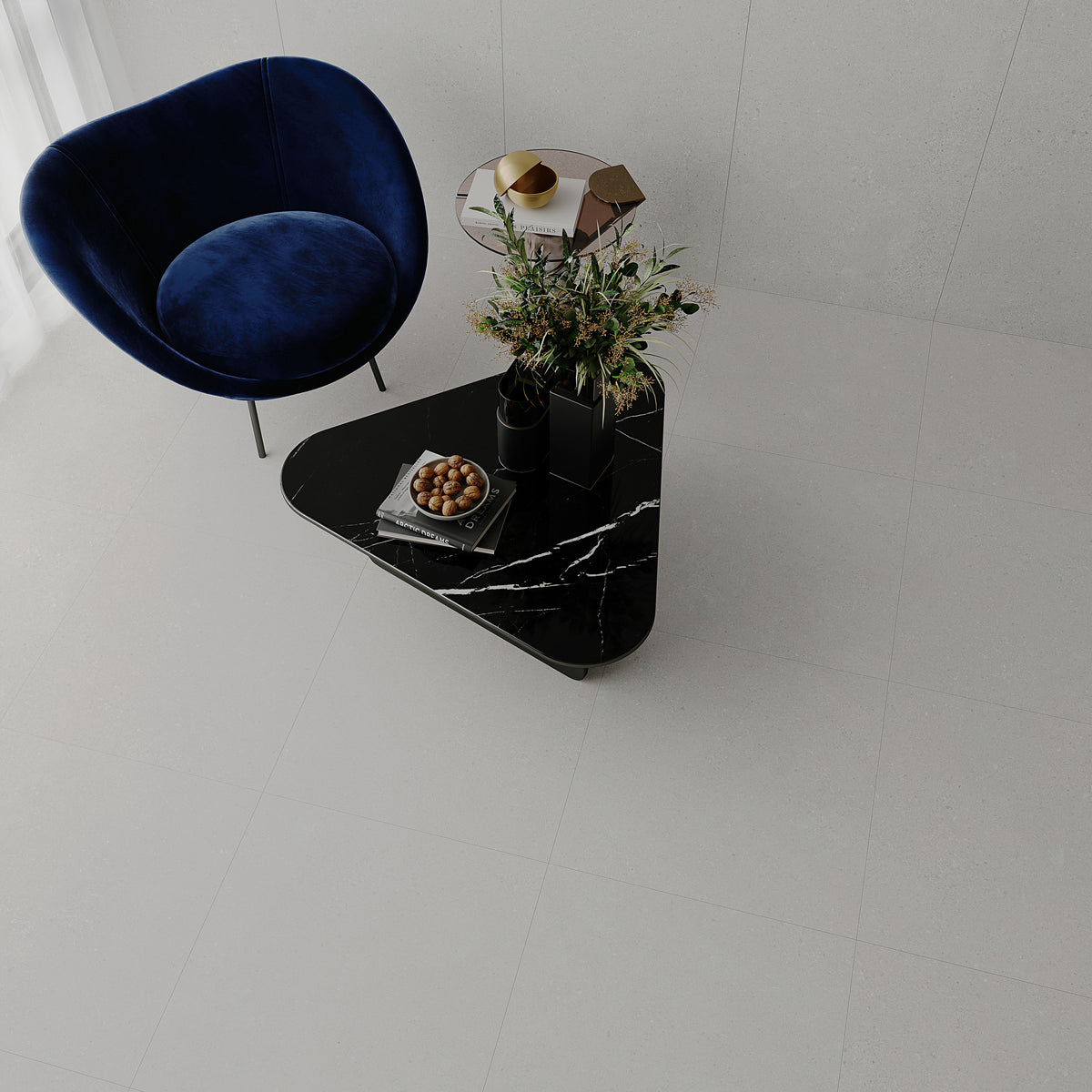 Space Cream Stone Look Porcelain Tiles