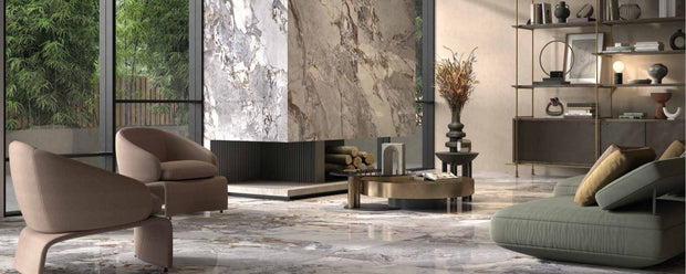Unico Grey Marble Look Porcelain Tiles