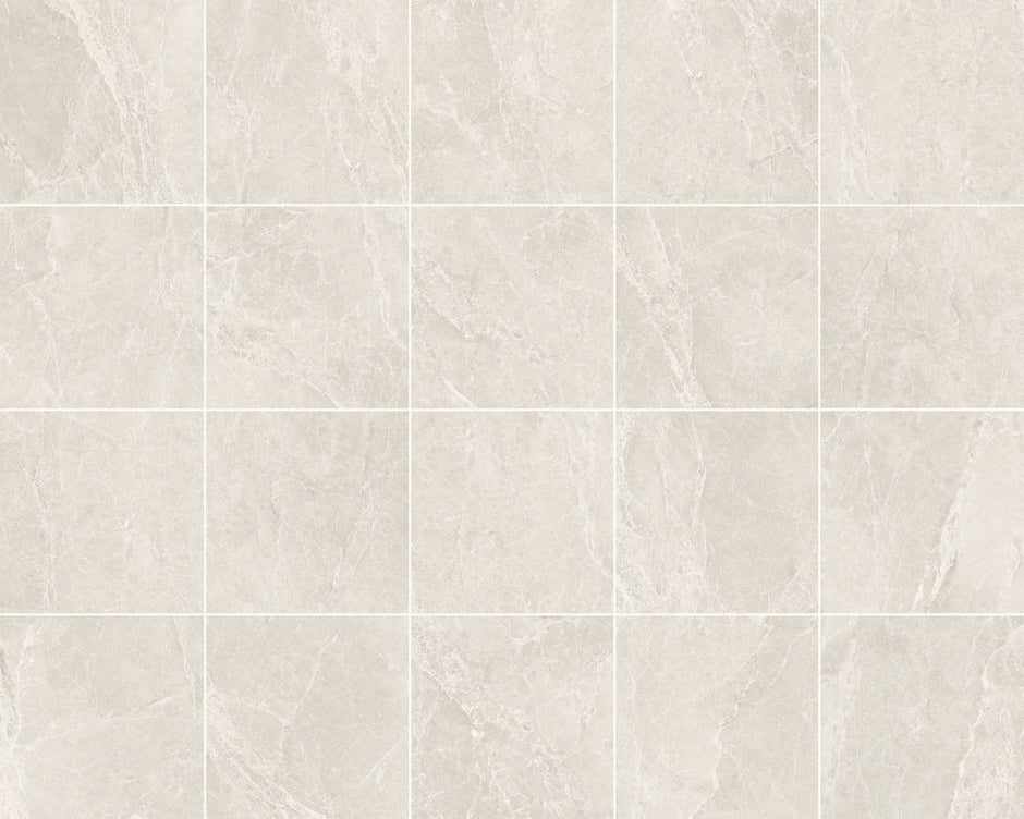 Pisa Bianco Limestone Look Porcelain Tiles