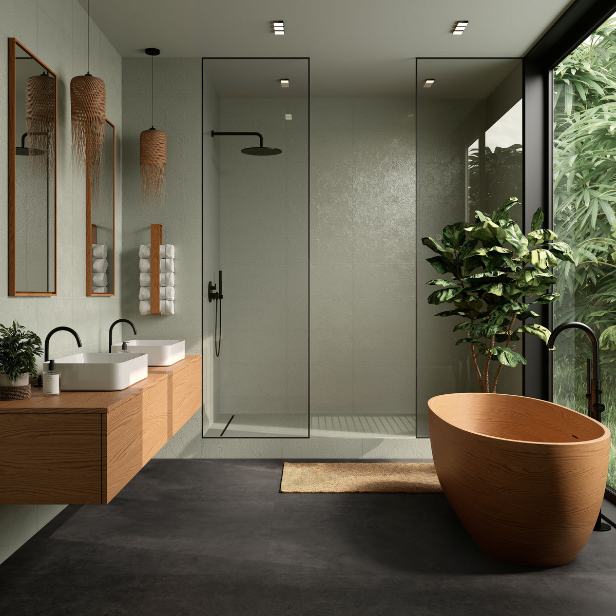 Cromia Pepper Gloss Wall Tiles 300x600mm