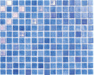 Iris Mix Medium 7803 Glass Pool Mosaic 310x390mm sheet