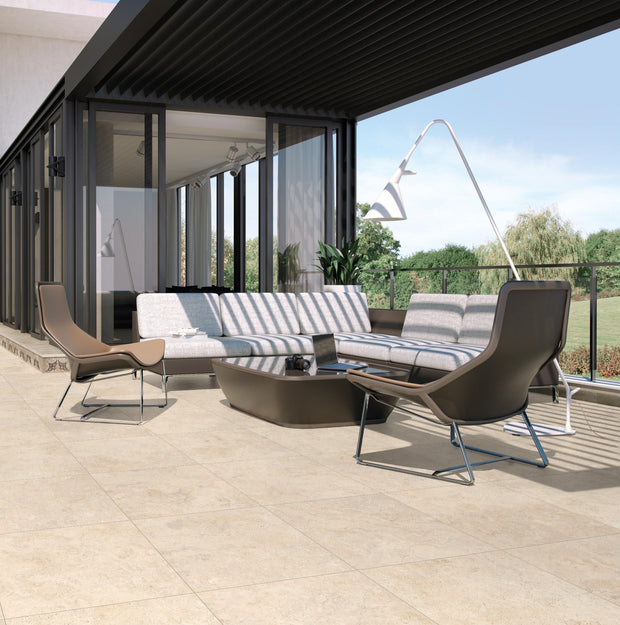 Classico Ivory Stone Look Porcelain Tiles