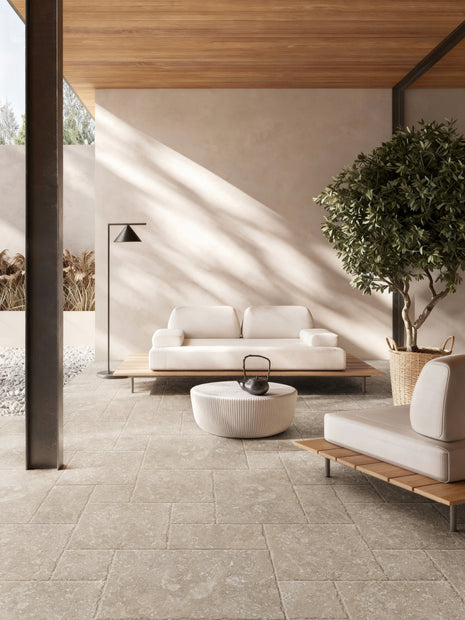 Bari Beige Travertine Look Tiles