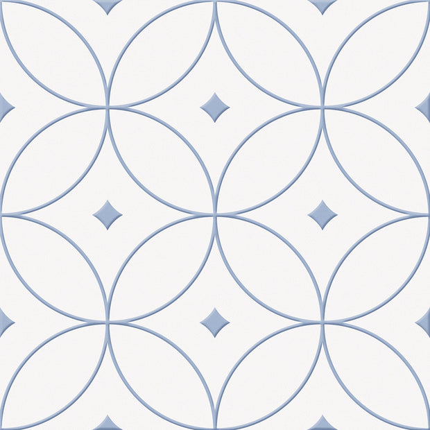 Alhambra Azul Embossed Decor Tiles 250x250mm