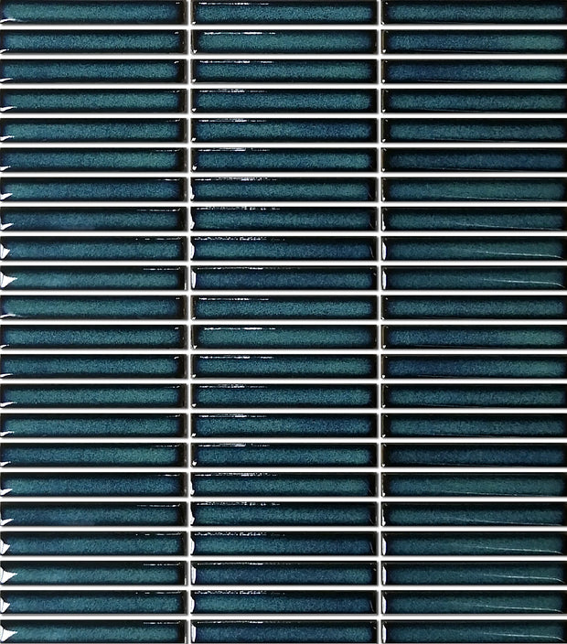 Antique Jade Finger Mosaic Tiles 12x92mm chips