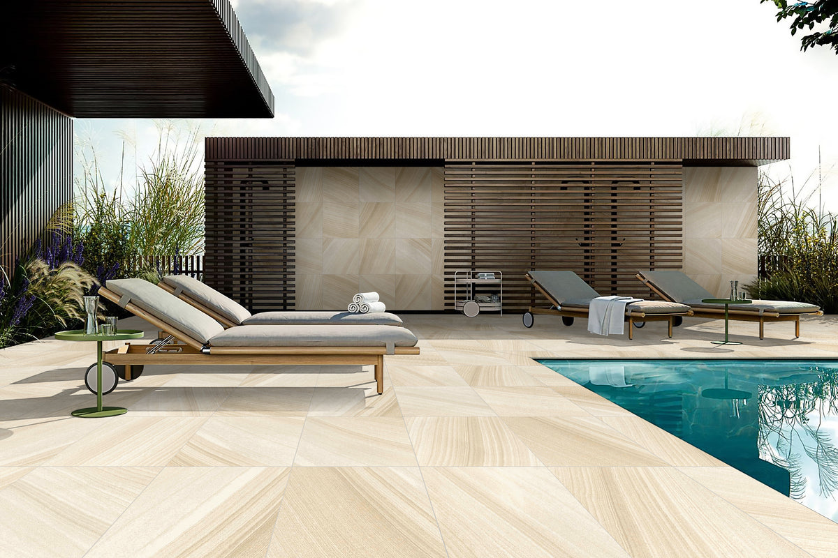 Pyrmont Sandstone Look Porcelain Tiles