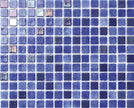 Iris Mix Dark 7802 Glass Pool Mosaic 310x390mm sheet