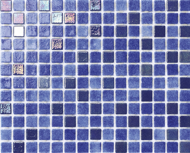 Iris Mix Dark 7802 Glass Pool Mosaic 310x390mm sheet