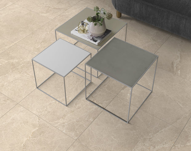 Pisa Tan Limestone Look Porcelain Tiles