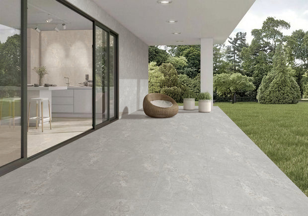 Imperial Grey Stone Look Porcelain Tiles