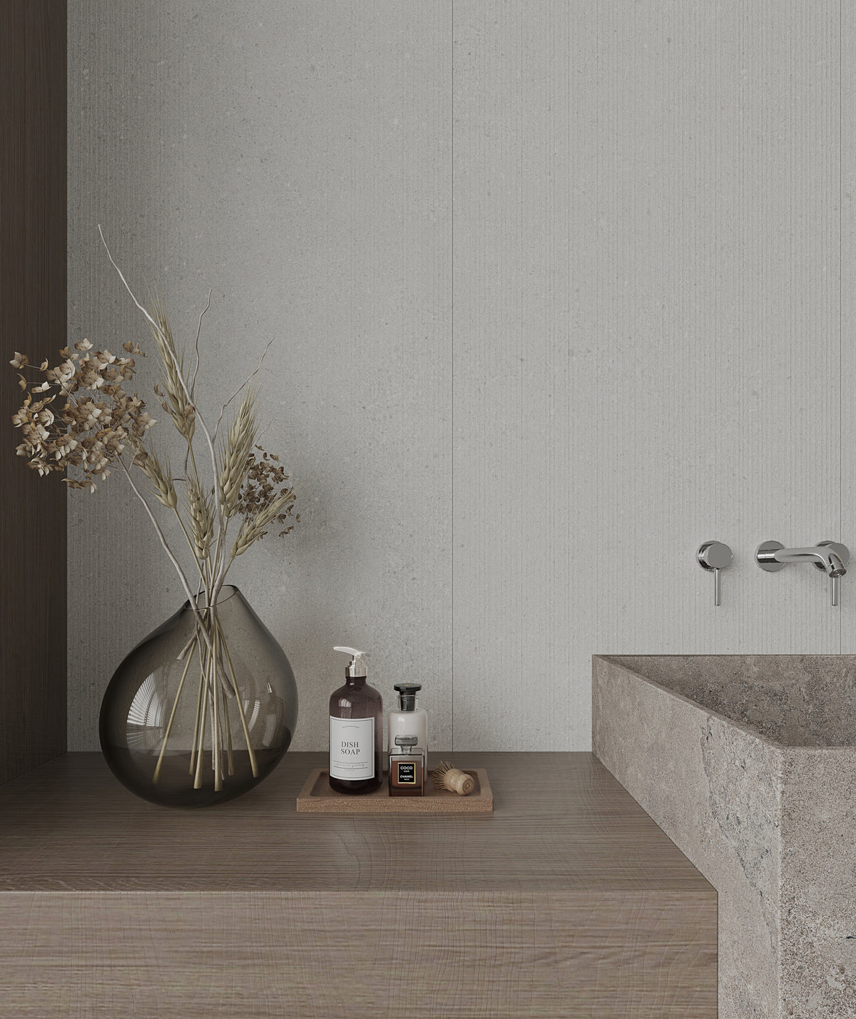 Space Cream Feature Tiles 600x1200mm