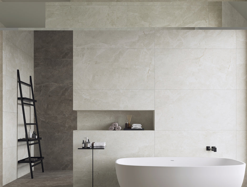 Tundra Ivory Marble Look Porcelain Tiles
