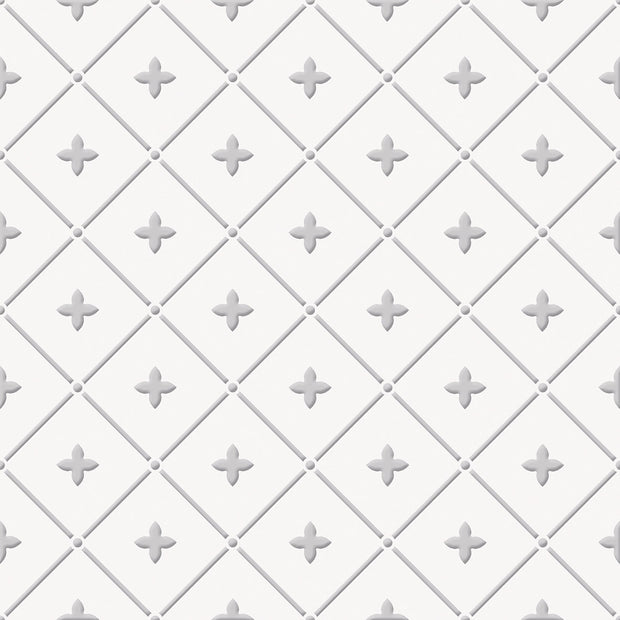 Alhambra Gris Embossed Decor Tiles 250x250mm