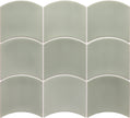 Wave Moody Blue Fish Scale Tiles 120x120mm