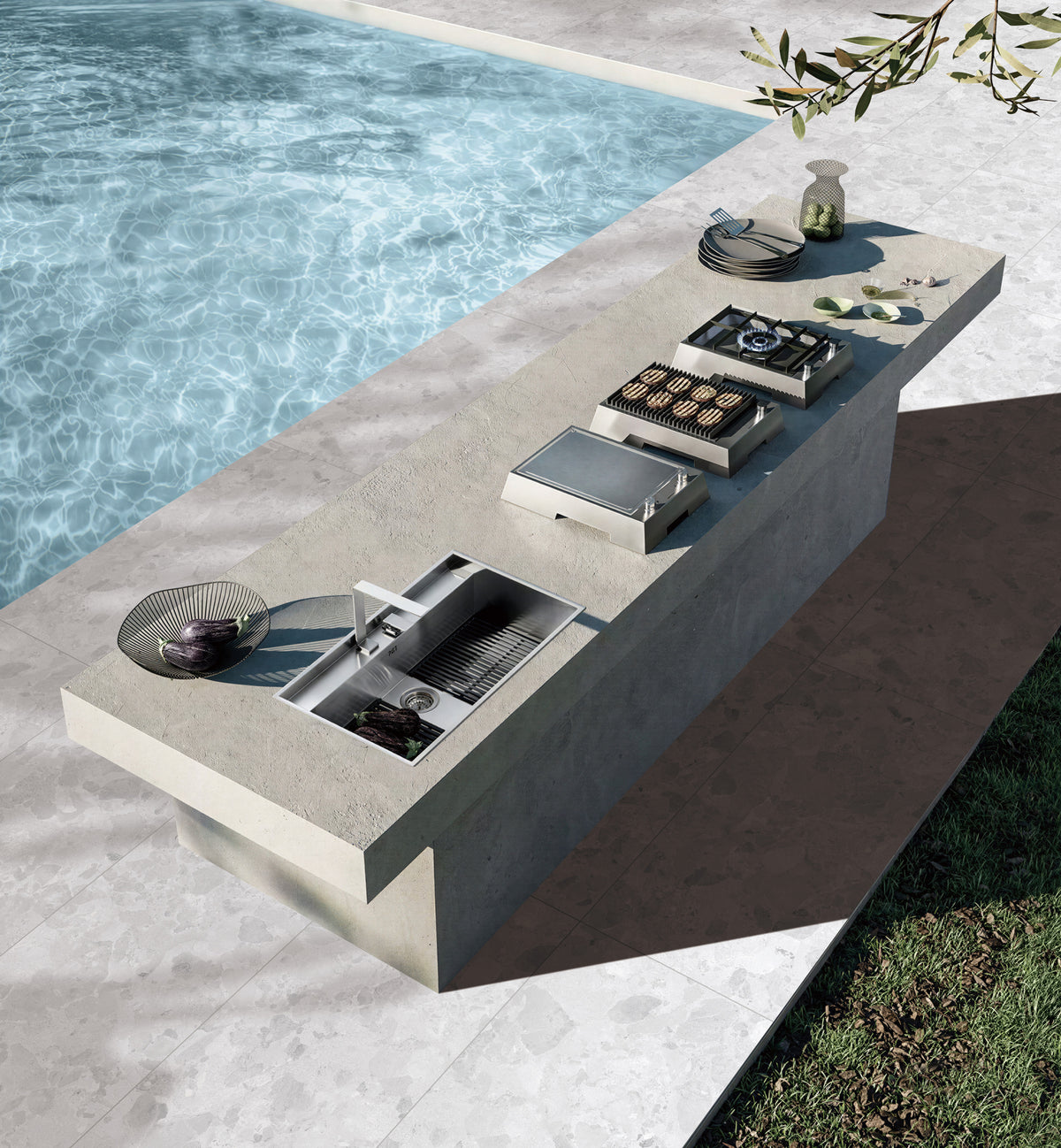 Modena Stone White Pebble Look Porcelain Tiles
