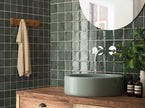 Altea Pine Green 100x100 Square Tiles
