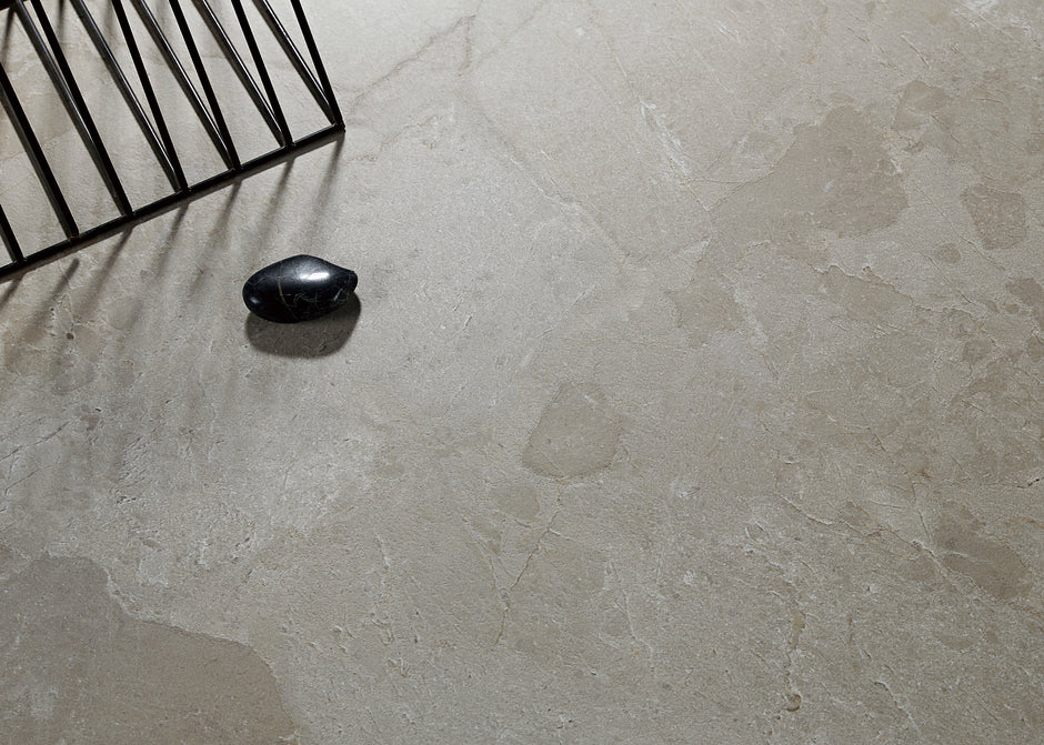 Monet Stone Taupe Pebble Look Porcelain Tiles 300x600mm