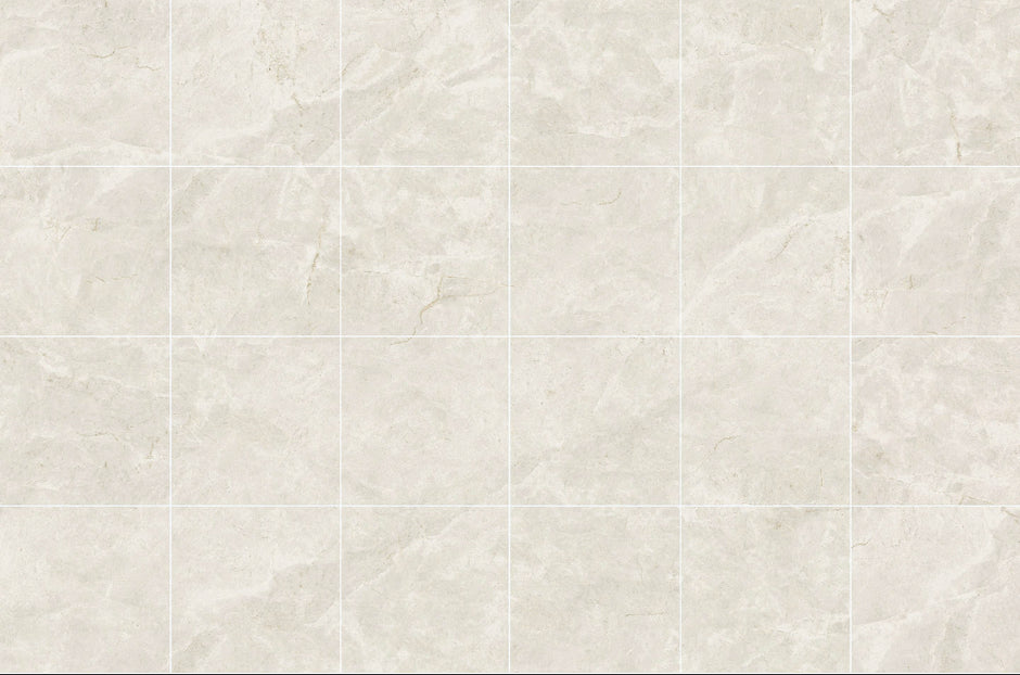 Tundra Ivory Marble Look Porcelain Tiles 75x300mm
