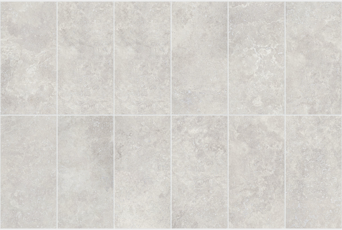 Bari Taupe Travertine Look Porcelain Tiles 75x300mm