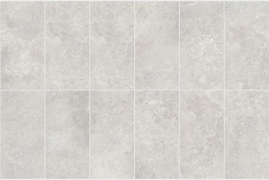 Bari Taupe Travertine Look Porcelain Tiles 75x300mm
