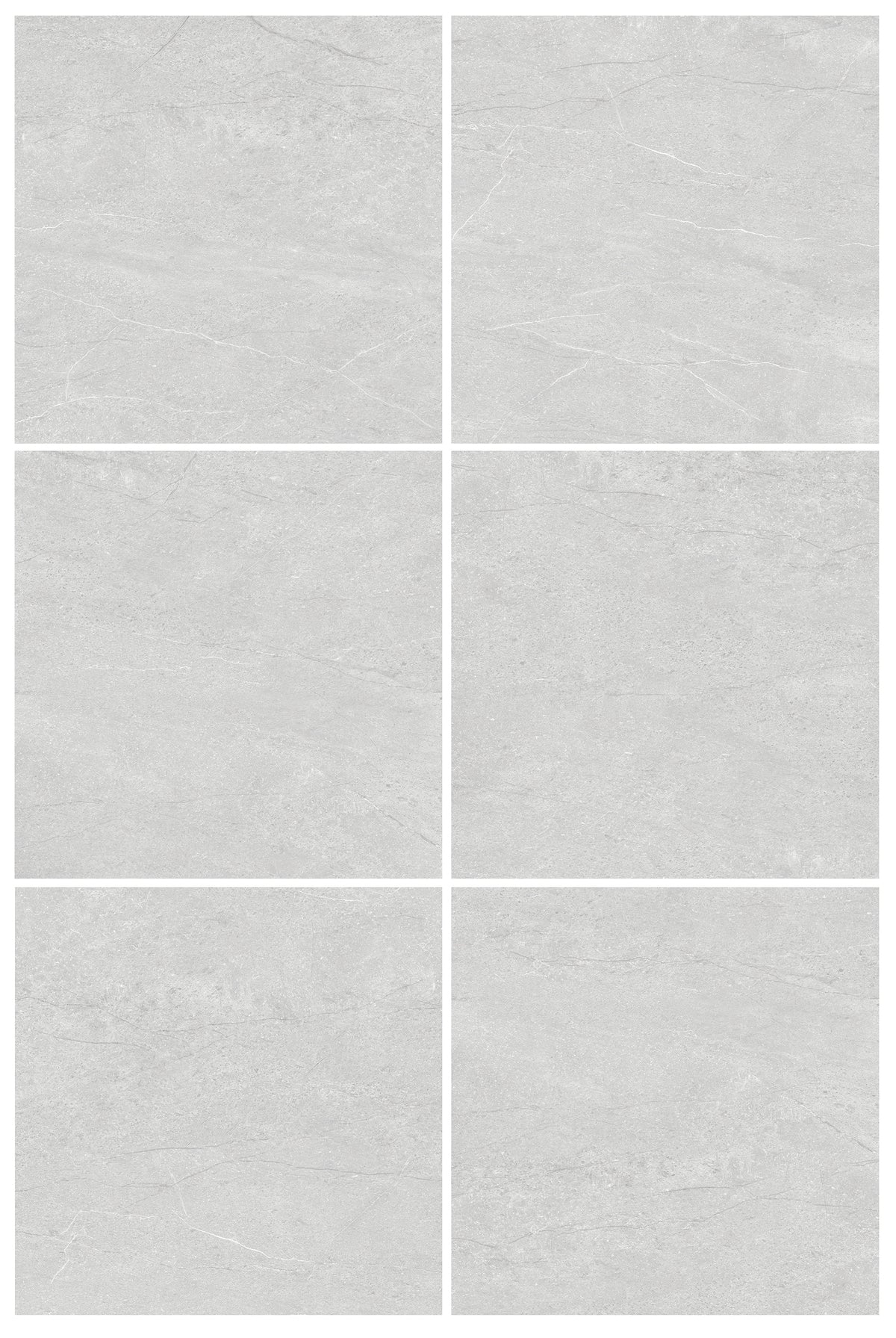 Astra White Limestone Look Porcelain Tiles 450x450mm