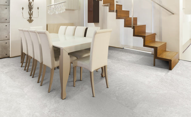 Primi White Limestone Look Porcelain Tiles