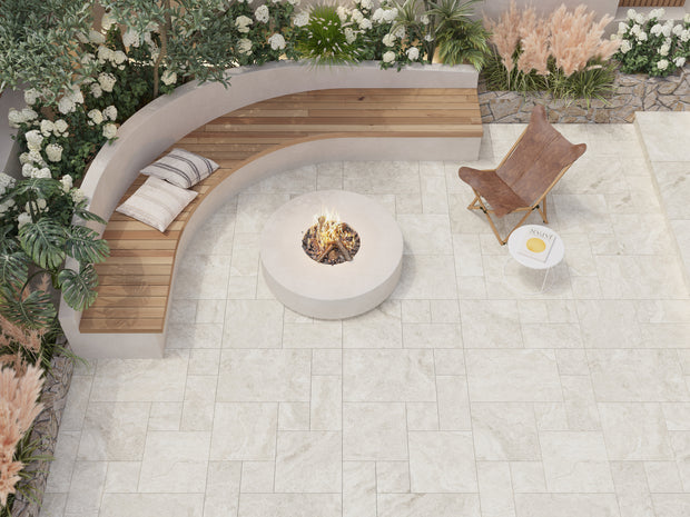 Travertino Beige Travertine Look Porcelain Tiles
