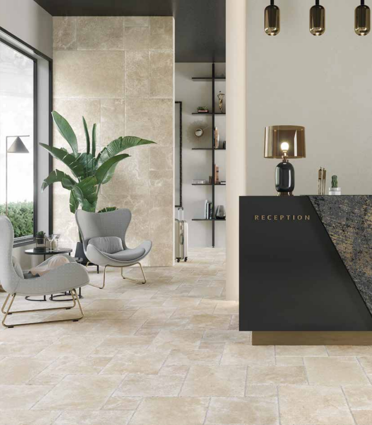 Pietra Ionica Beige Versailles Porcelain Tiles