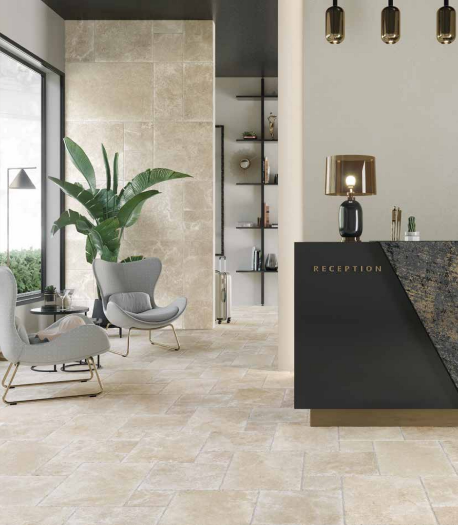 Pietra Ionica Beige Versailles Porcelain Tiles