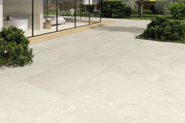 Riviera Ivory Stone Look Porcelain Tiles