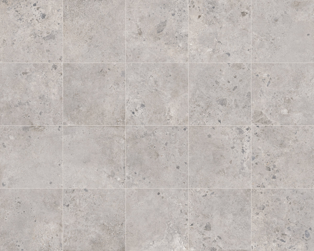 Ambrosia Grey Pebble Stone Look Porcelain Tiles 300x600mm