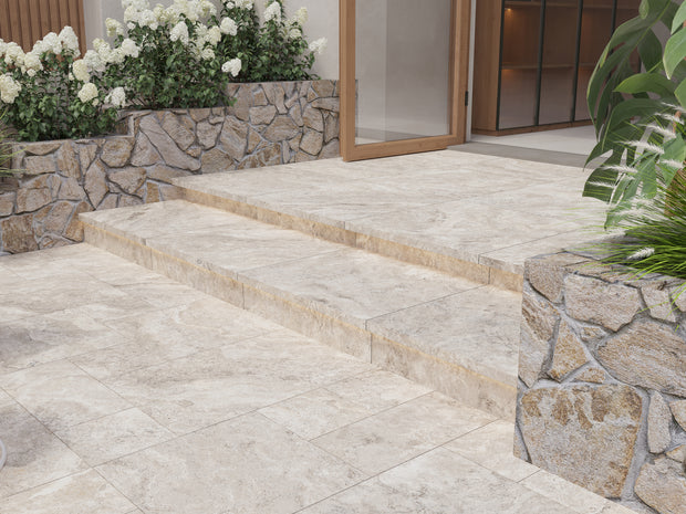 Travertino Bianco Travertine Look Tiles