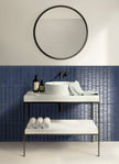 Vibrant Blue Subway Tiles