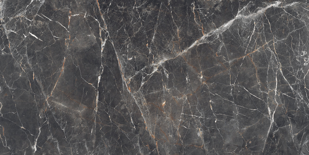 Segesta Nero Marble Look Porcelain Tiles