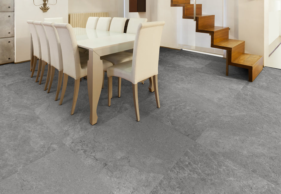 Primi Grey Limestone Look Porcelain Tiles