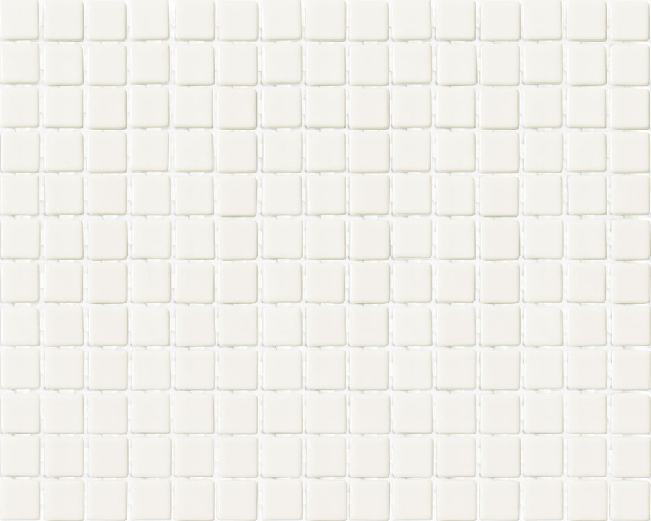 Fog White 2001 Glass Pool Mosaic 310x390mm sheet